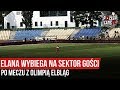 Elana wybiega na sektor gości po meczu z Olimpią Elbląg (19.05.2019 r.)